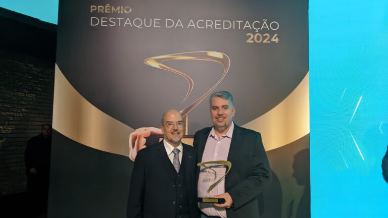 Fábio Gastal, presidente da ONA, e Flaviano Ventorim, presidente da FSFX