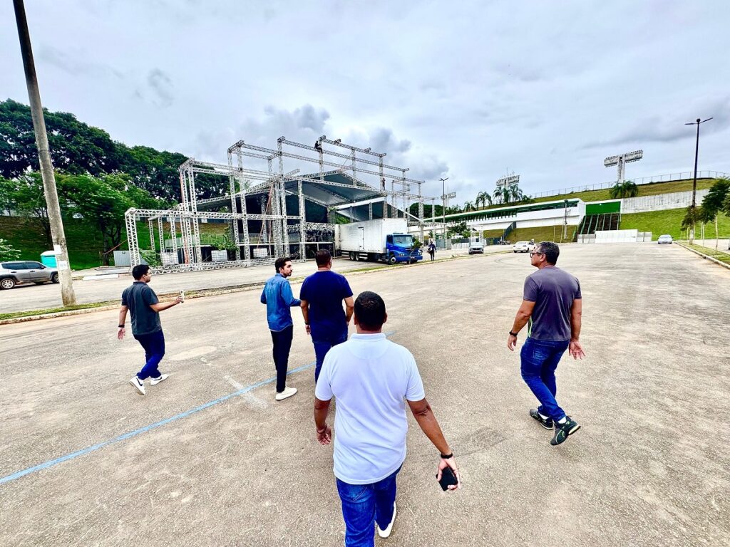 Gustavo visita local da festa de 61 anos de Ipatinga 1